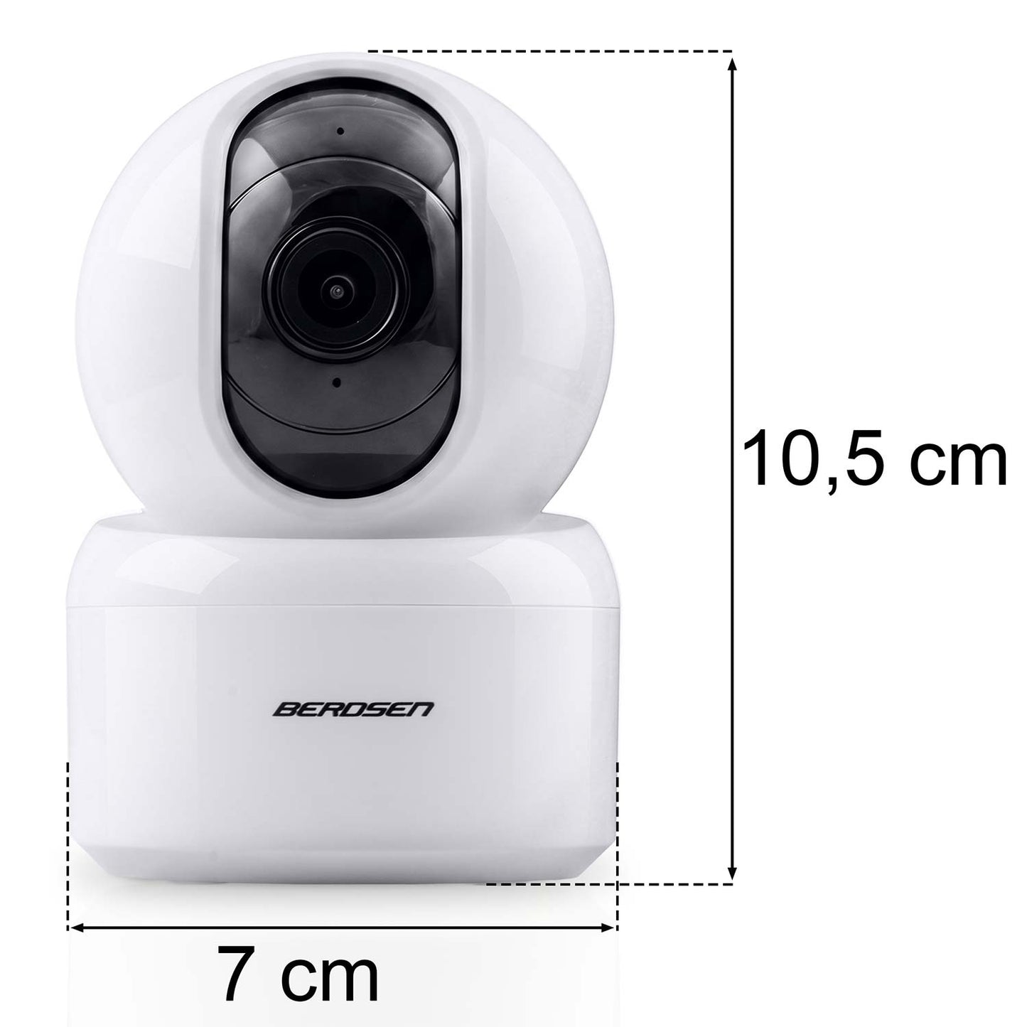 3MP WiFi PTZ IP Camera with Night Vision and Audio