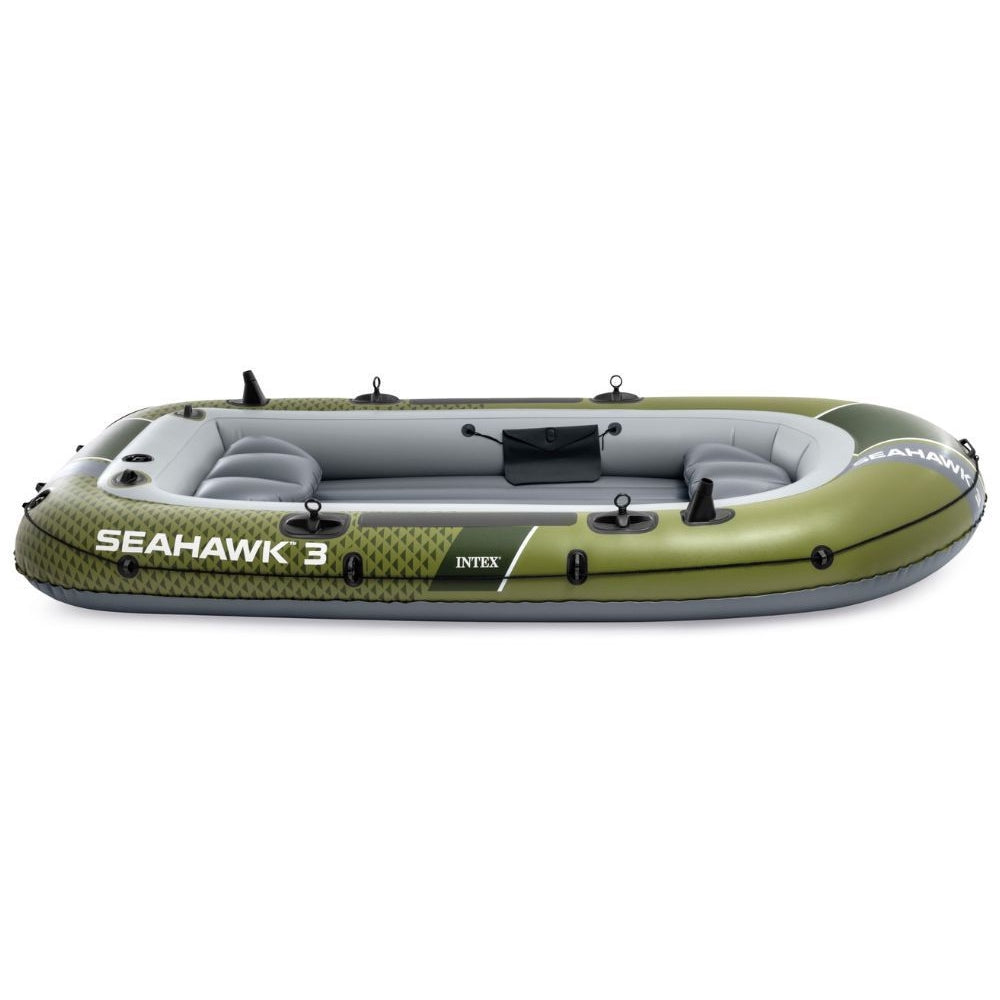 3-Person Inflatable Boat with Pump & Oars, PVC Material