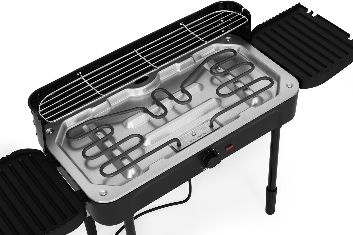 3-in-1 Electric Grill – Standing and Tabletop, Grill Plate, Drip Tray, Thermostat MultiGarden
