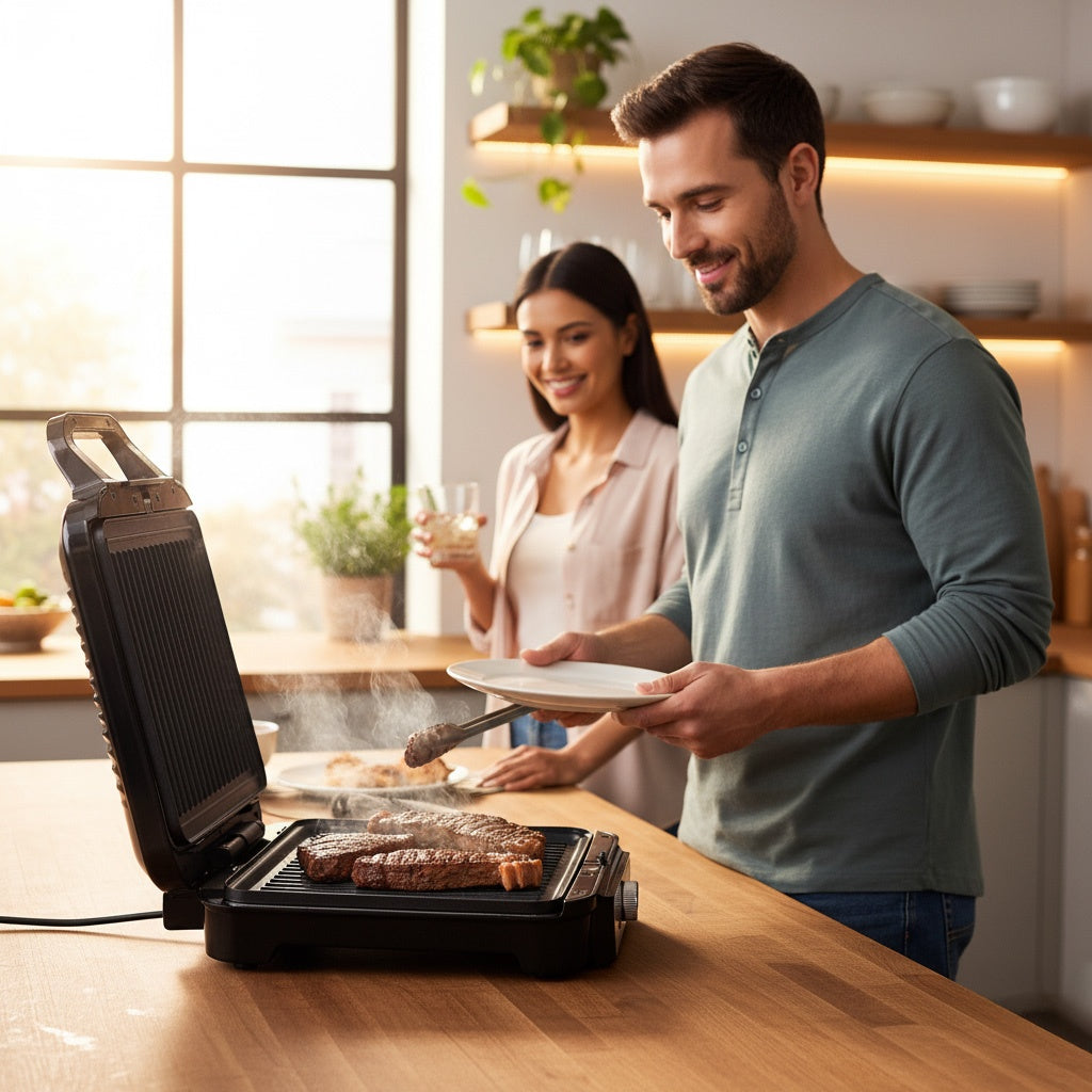 3-in-1 Sandwich, Waffle, Grill Maker – 1200W, Non-Stick