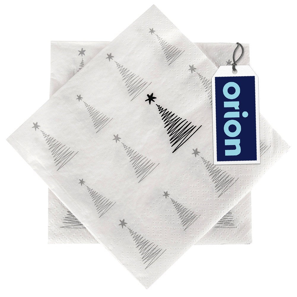 3-layer Christmas paper napkins CHRISTMAS TREE 33x33 cm 20 pcs.