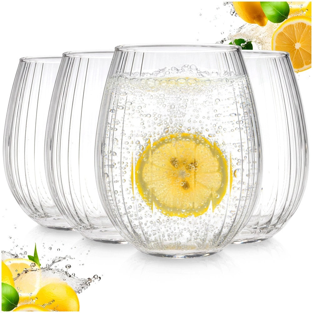 400 ml Glasses Set of 4 – Dishwasher Safe