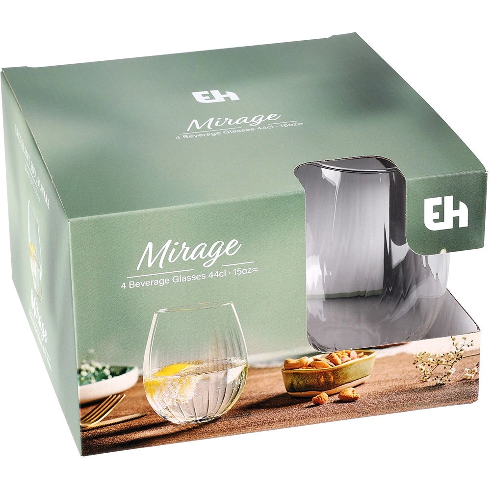 400 ml Glasses Set of 4 – Dishwasher Safe