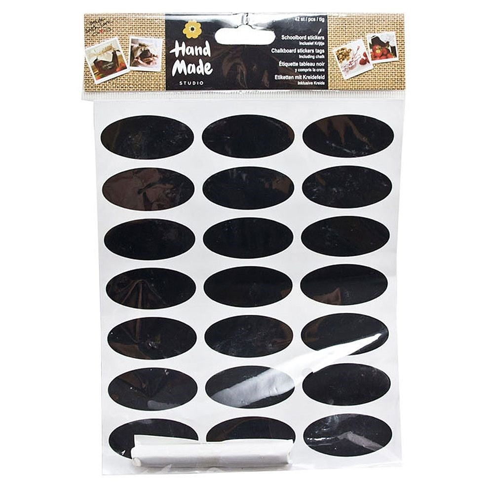 42 Self Adhesive Chalkboard Labels for Jars and Bottles