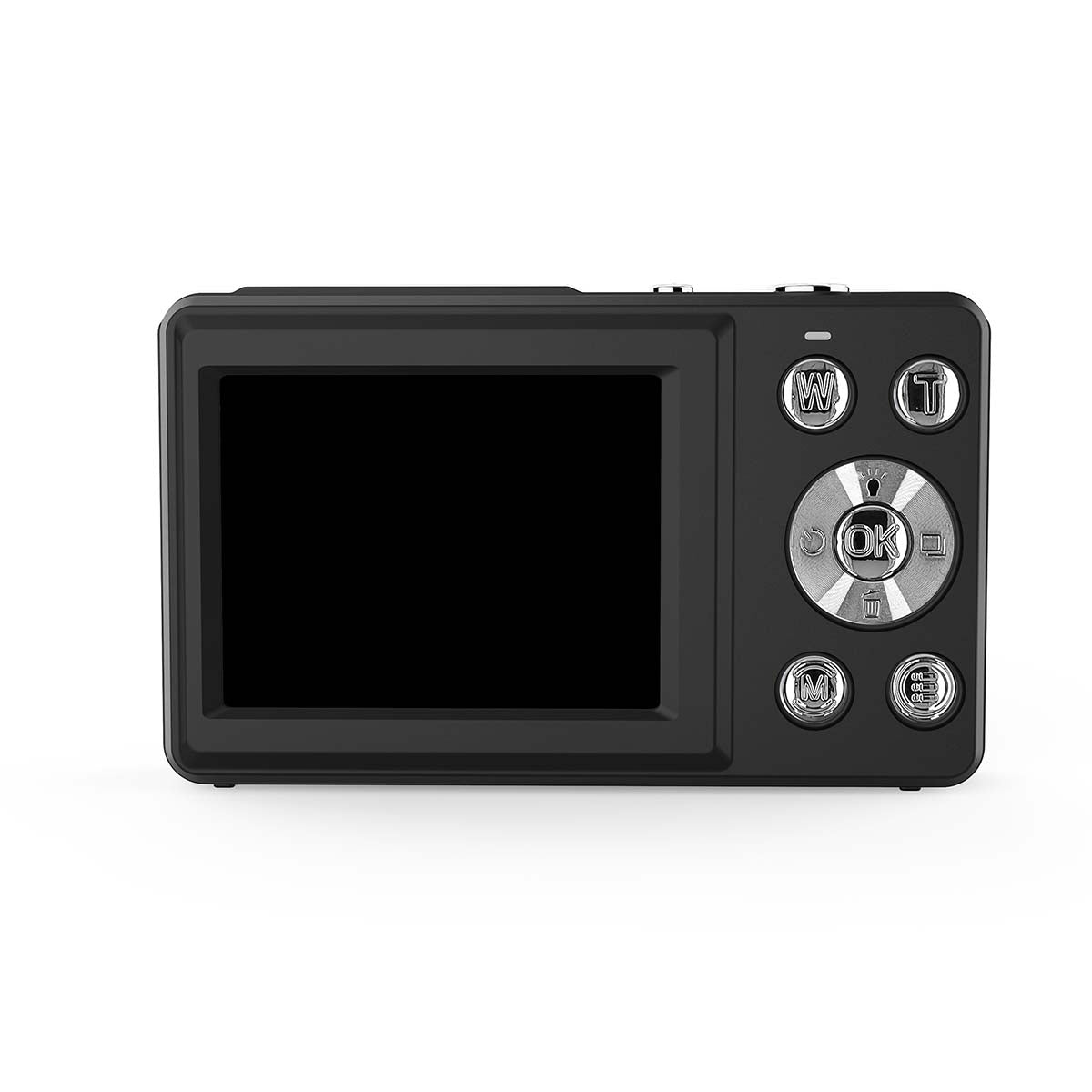 4K Dual Screen Digital Camera, 48MP, 18x Zoom, Black