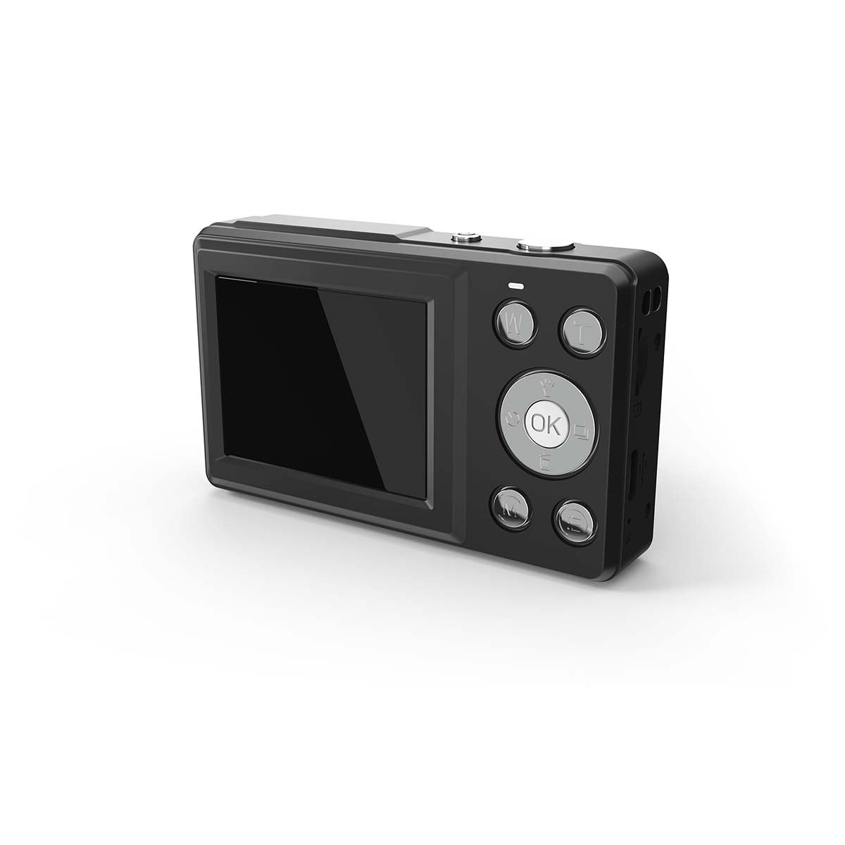 4K Dual Screen Digital Camera, 48MP, 18x Zoom, Black