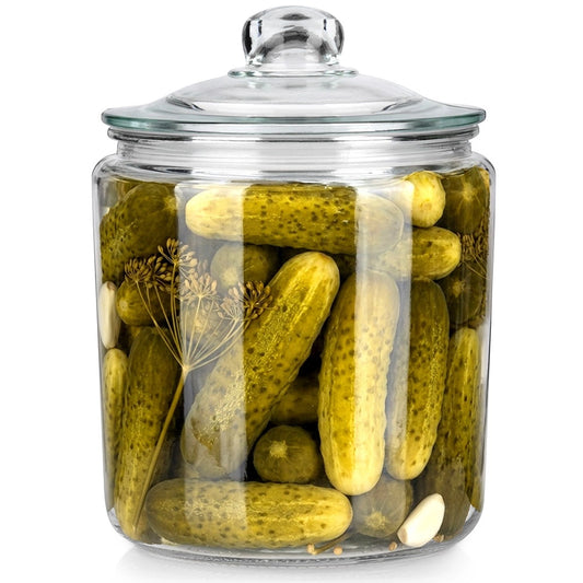 4L Glass Food Storage Container with Airtight Lid