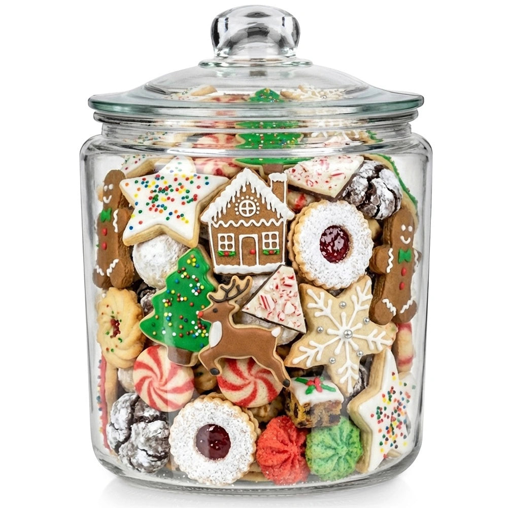4L Glass Food Storage Container with Airtight Lid