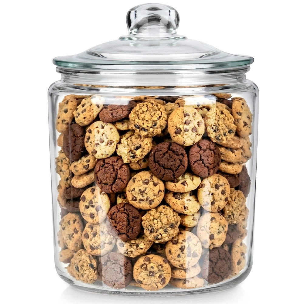 4L Glass Food Storage Container with Airtight Lid