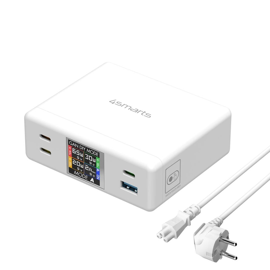 4Smarts Desk Charger 130W GaN DIY MODE - White