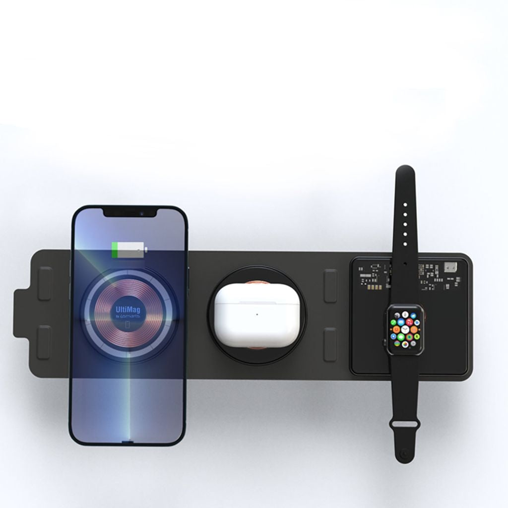 4Smarts wireless charger UltiMag Lucid Triplefold, 15W