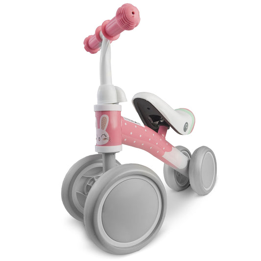 4-Wheel Balance Bike, Metal Frame, Foam Seat