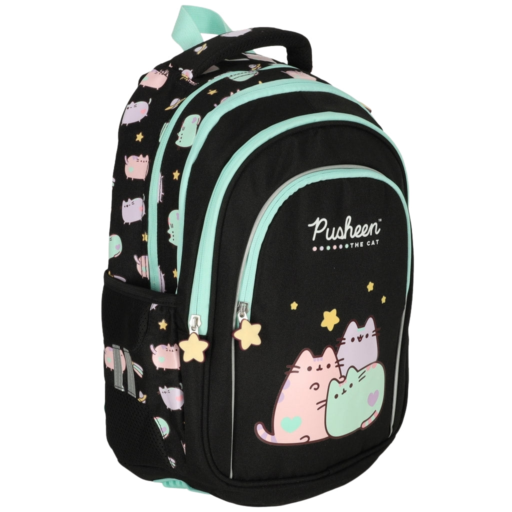 4 compartment school backpack 16 inch Pusheen Pastel