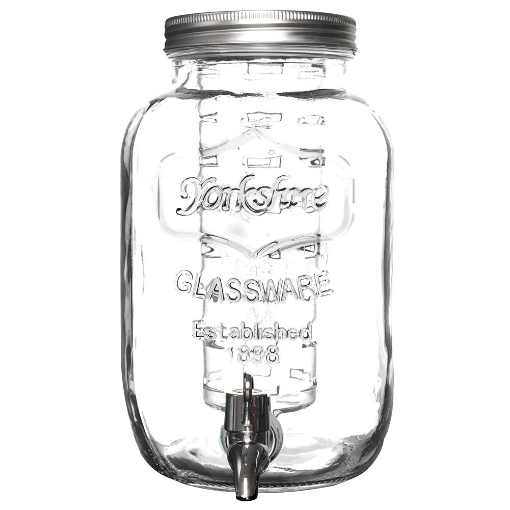 4-liter beverage container with faucet and fruit insert