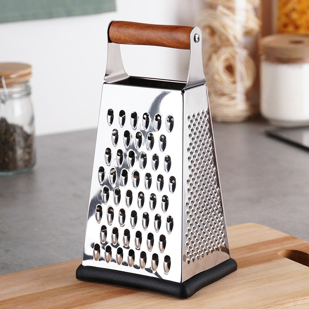 4-sided steel kitchen grater 22 cm
