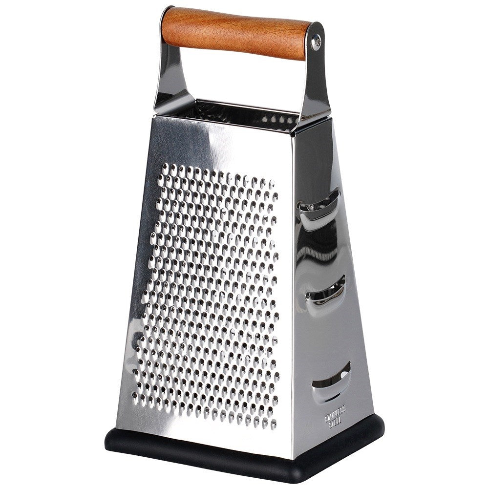 4-sided steel kitchen grater 22 cm