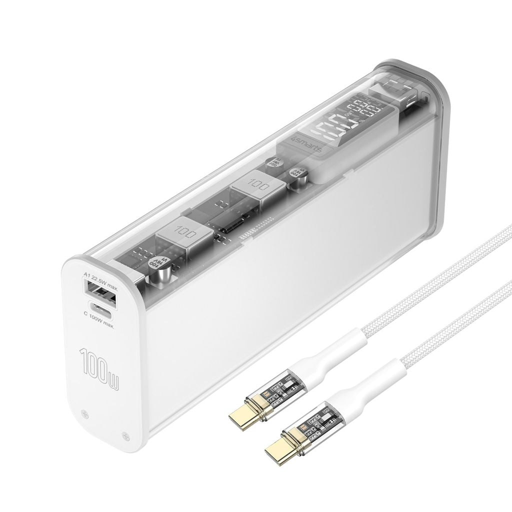 4smarts Powerbank Lucid Block 20000mAh, 100W - White