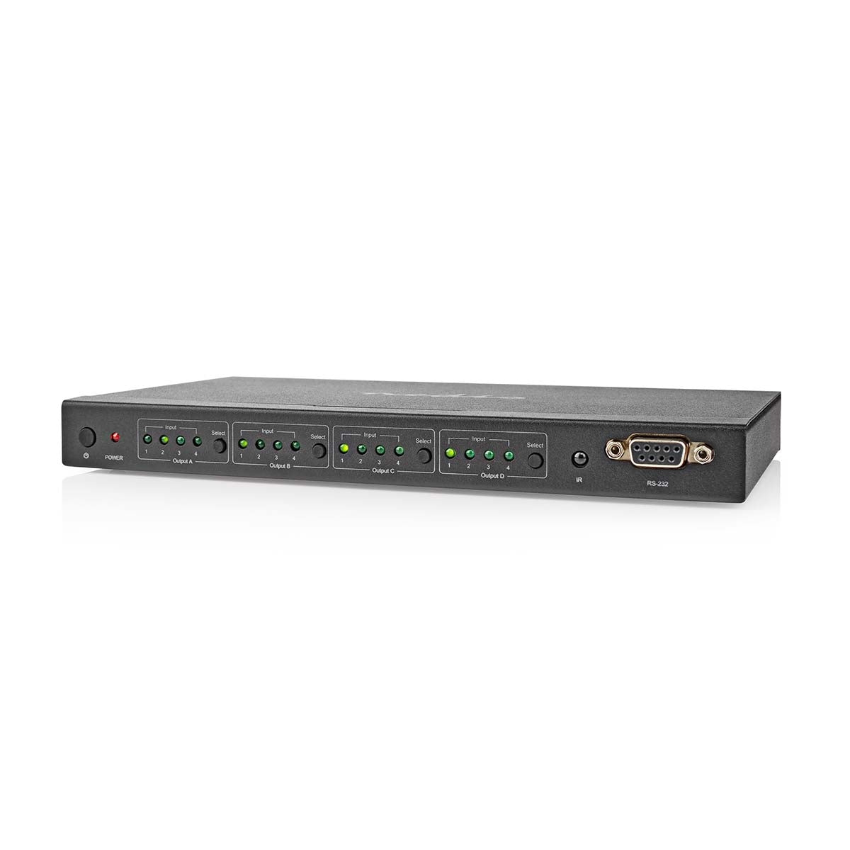 4x4 HDMI Matrix Switch, 4K@60Hz, Remote Control