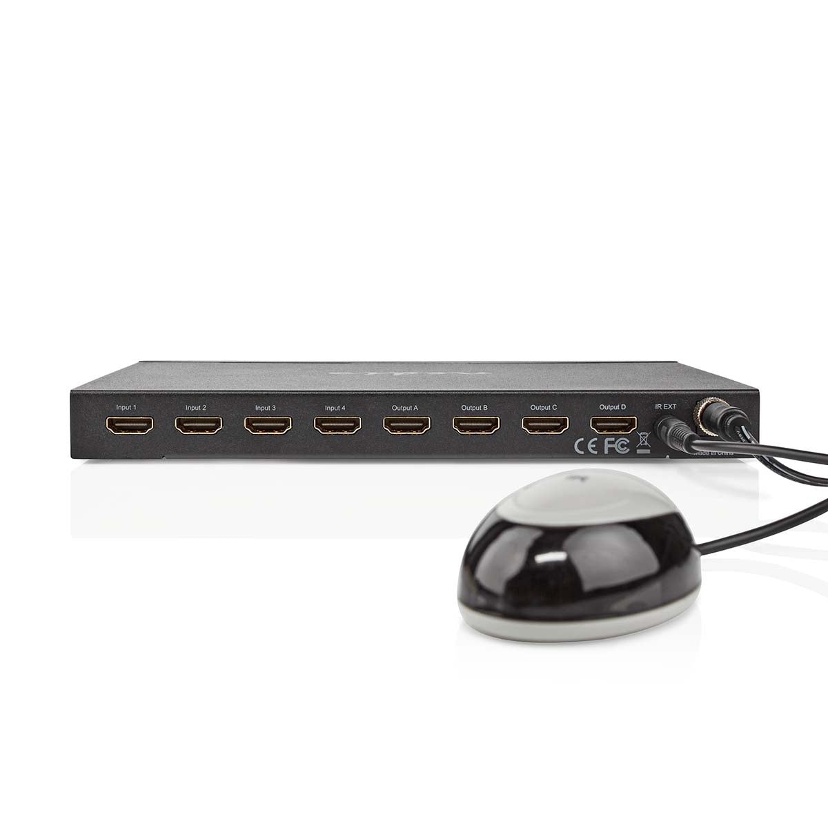 4x4 HDMI Matrix Switch, 4K@60Hz, Remote Control