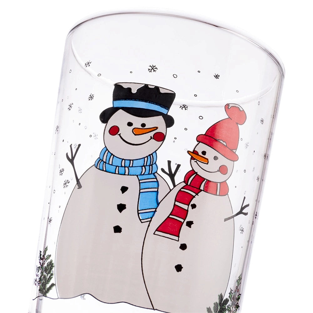 500 ml Winter Motif Glass – Dishwasher & Microwave Safe