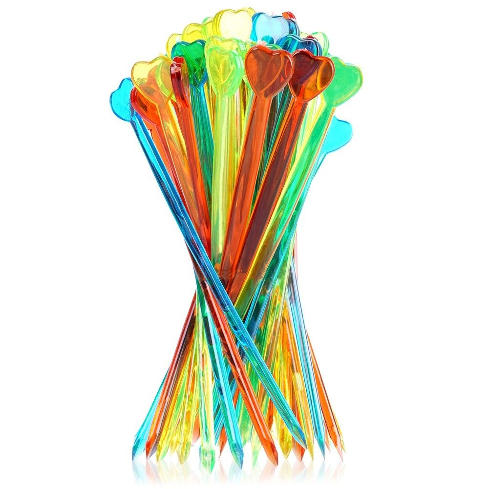 50 Chopsticks - Colorful Plastic, High Quality