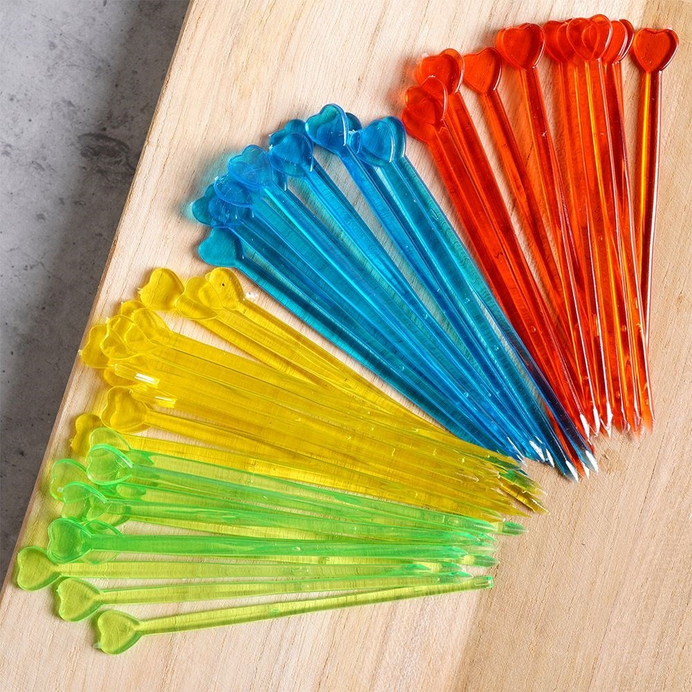 50 Chopsticks - Colorful Plastic, High Quality