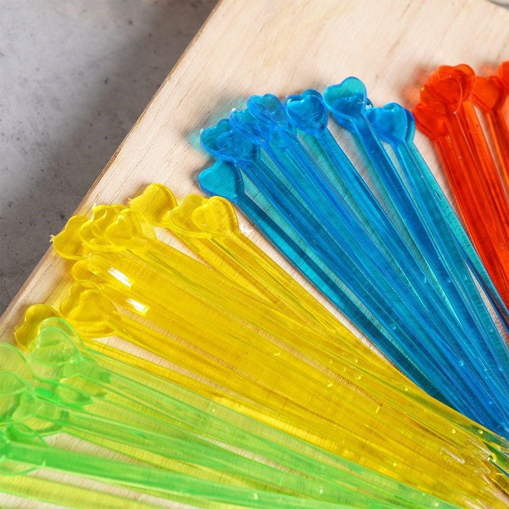 50 Chopsticks - Colorful Plastic, High Quality