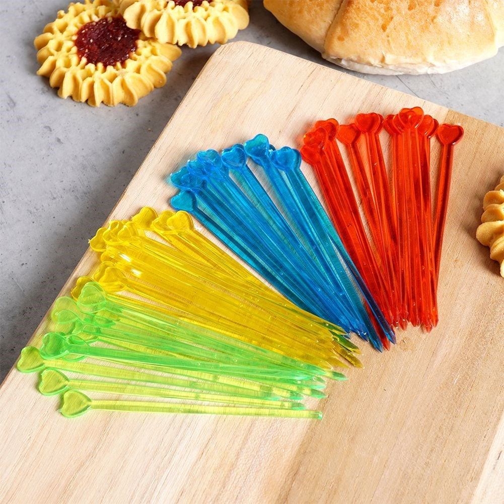 50 Chopsticks - Colorful Plastic, High Quality