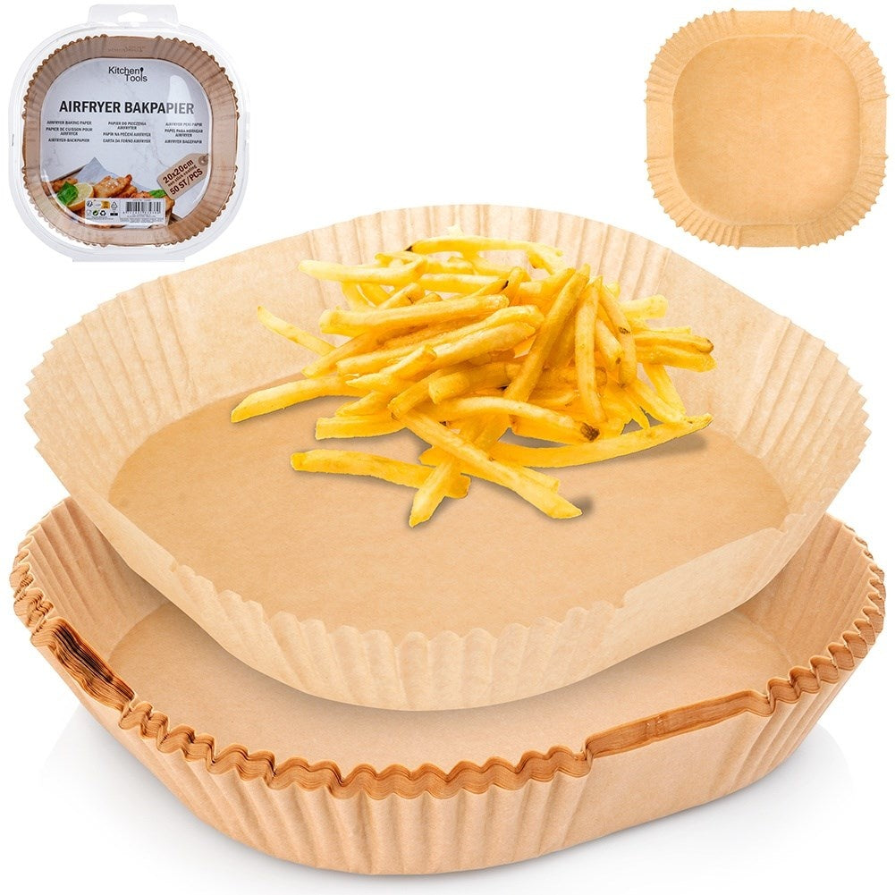 50 disposable inserts for air fryer, waterproof and non-stick