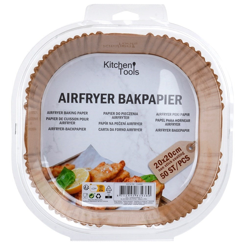 50 disposable inserts for air fryer, waterproof and non-stick
