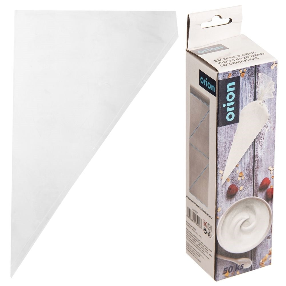 50-pack Transparent Disposable Alcohol Bags for Cake Decorating