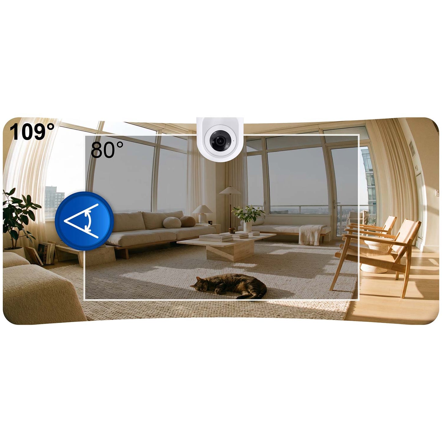 5MP WiFi PTZ IP Camera with Night Vision & Audio