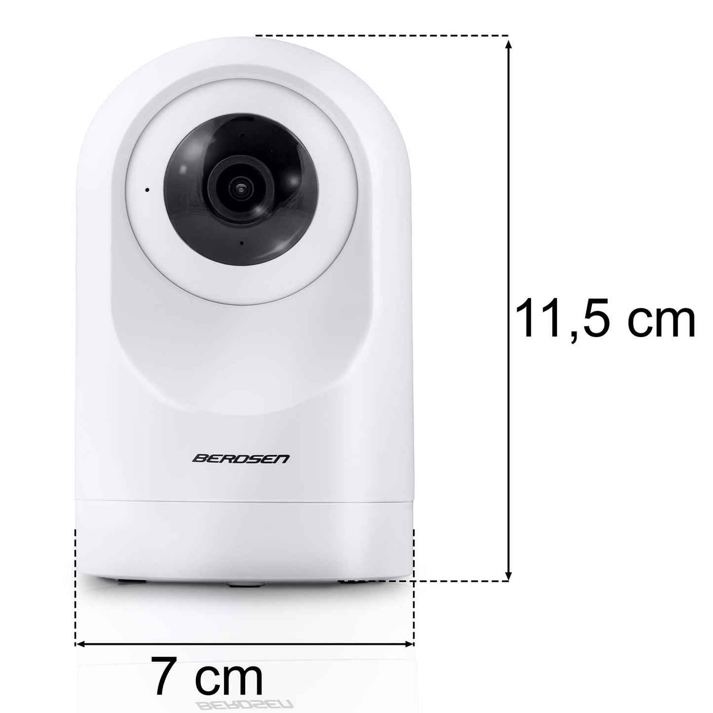 5MP WiFi PTZ IP Camera with Night Vision & Audio