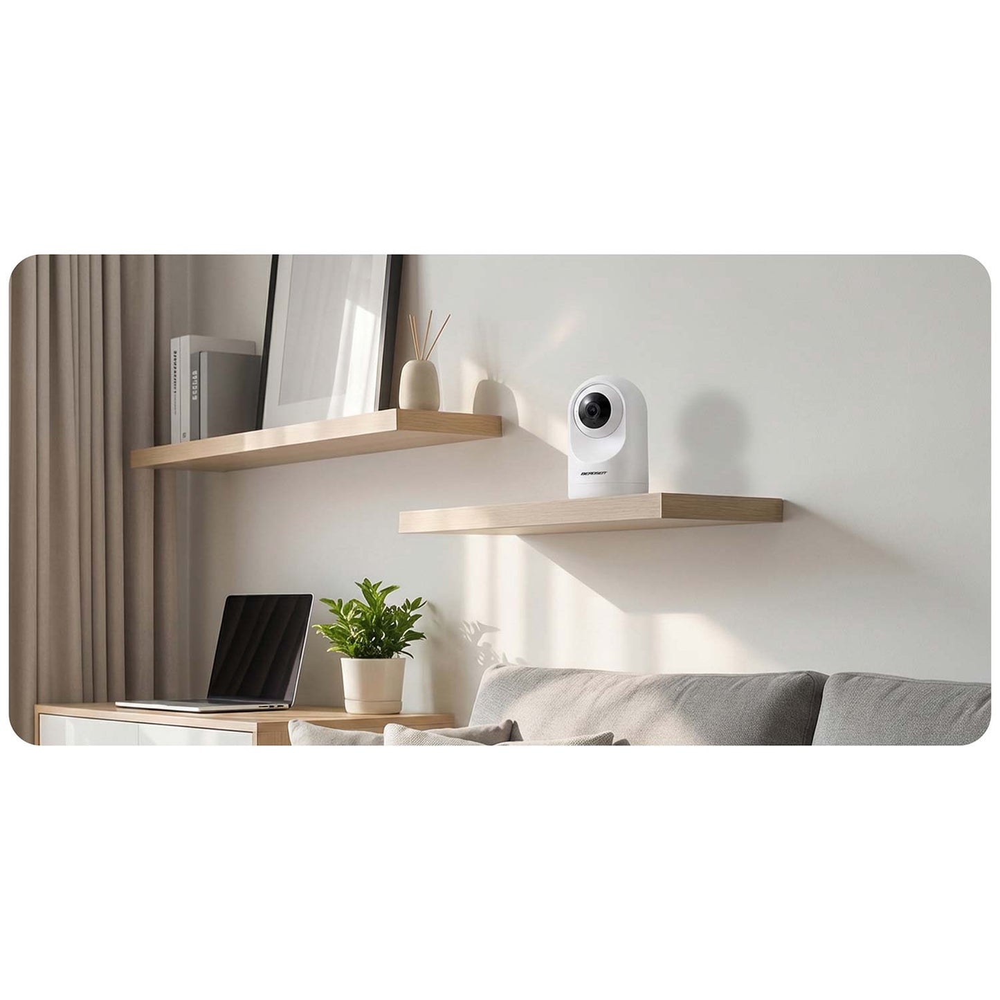 5MP WiFi PTZ IP Camera with Night Vision & Audio
