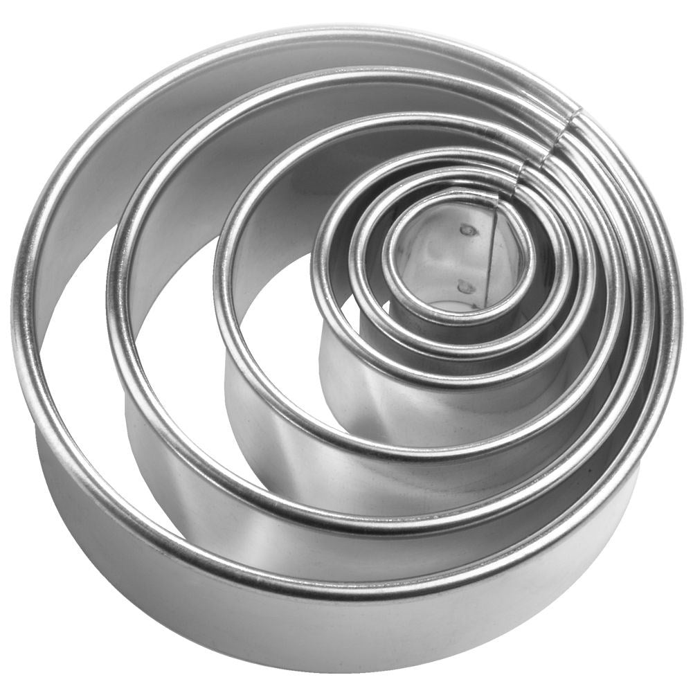 5 classic stainless steel cookie tins for gingerbread cookies