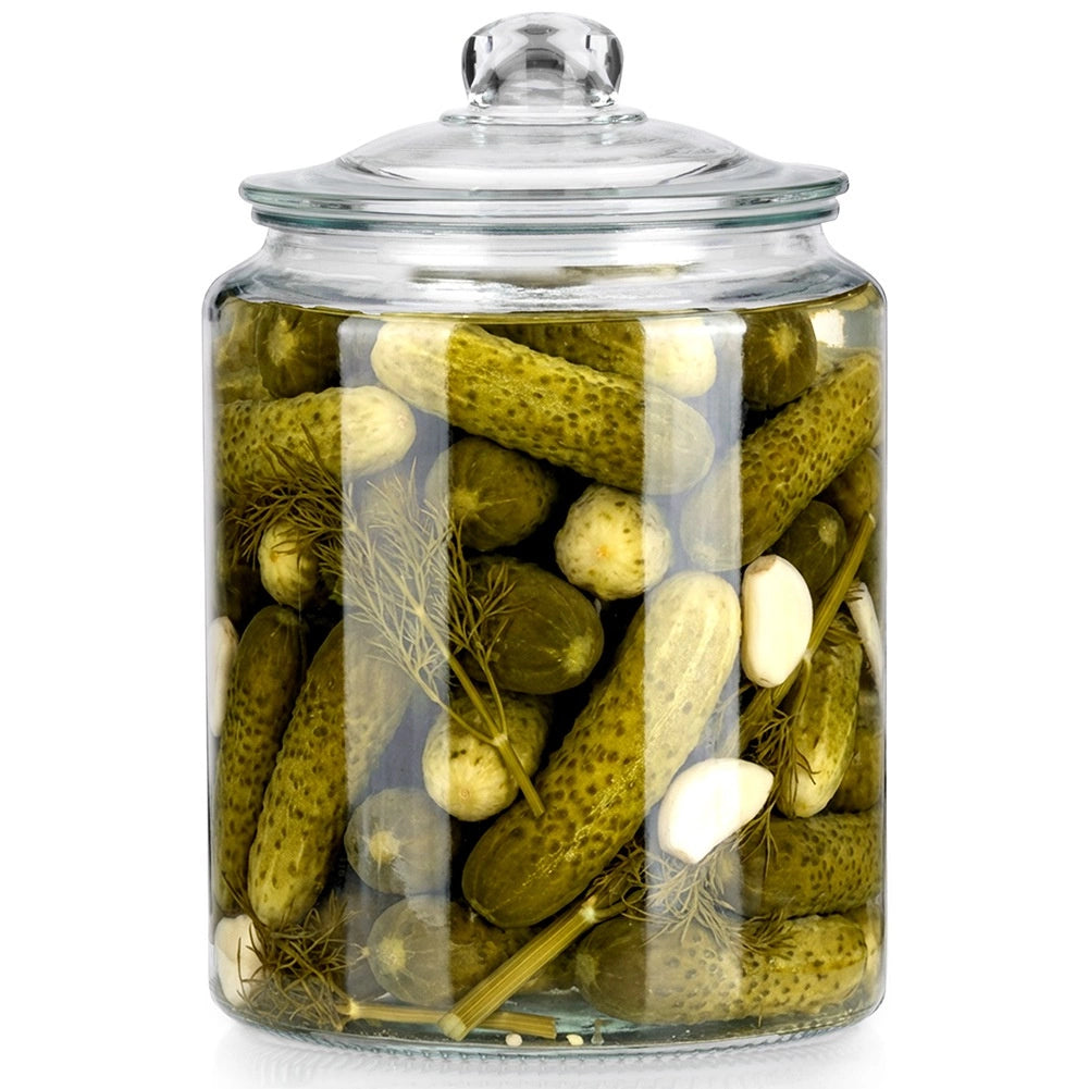 6L Glass Storage Jar with Airtight Lid