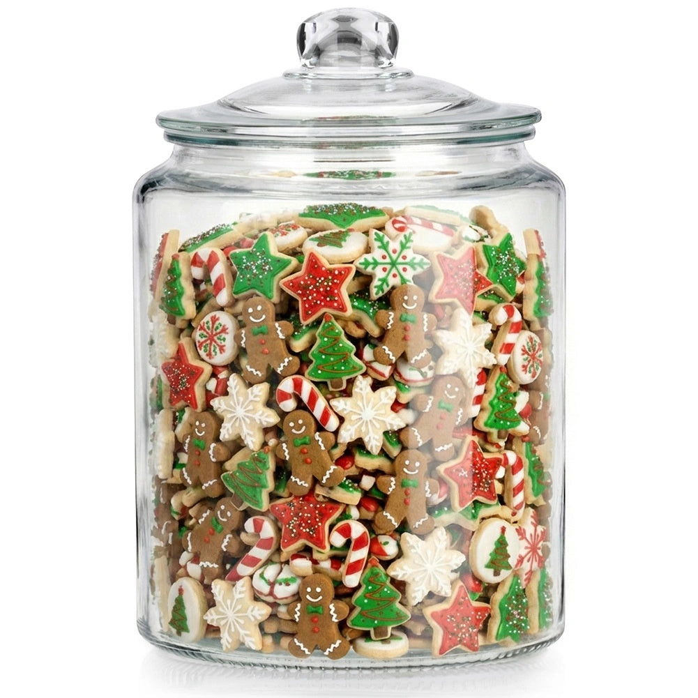6L Glass Storage Jar with Airtight Lid