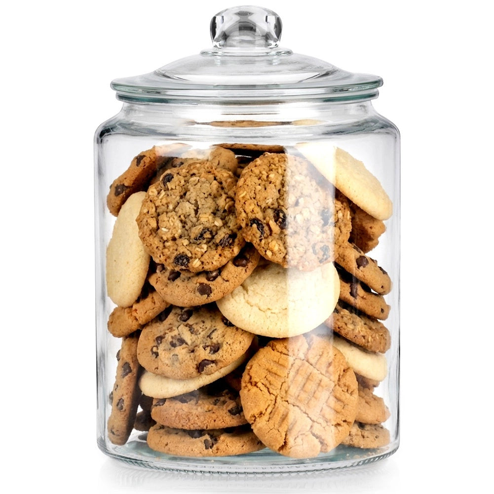 6L Glass Storage Jar with Airtight Lid