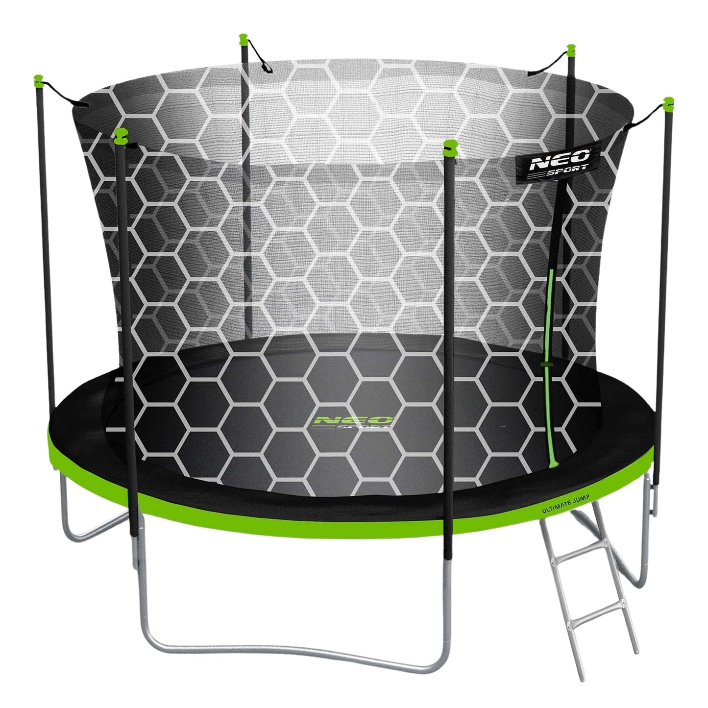 6ft/183cm Garden Trampoline with Inner Net and Ladder Neo-Sport