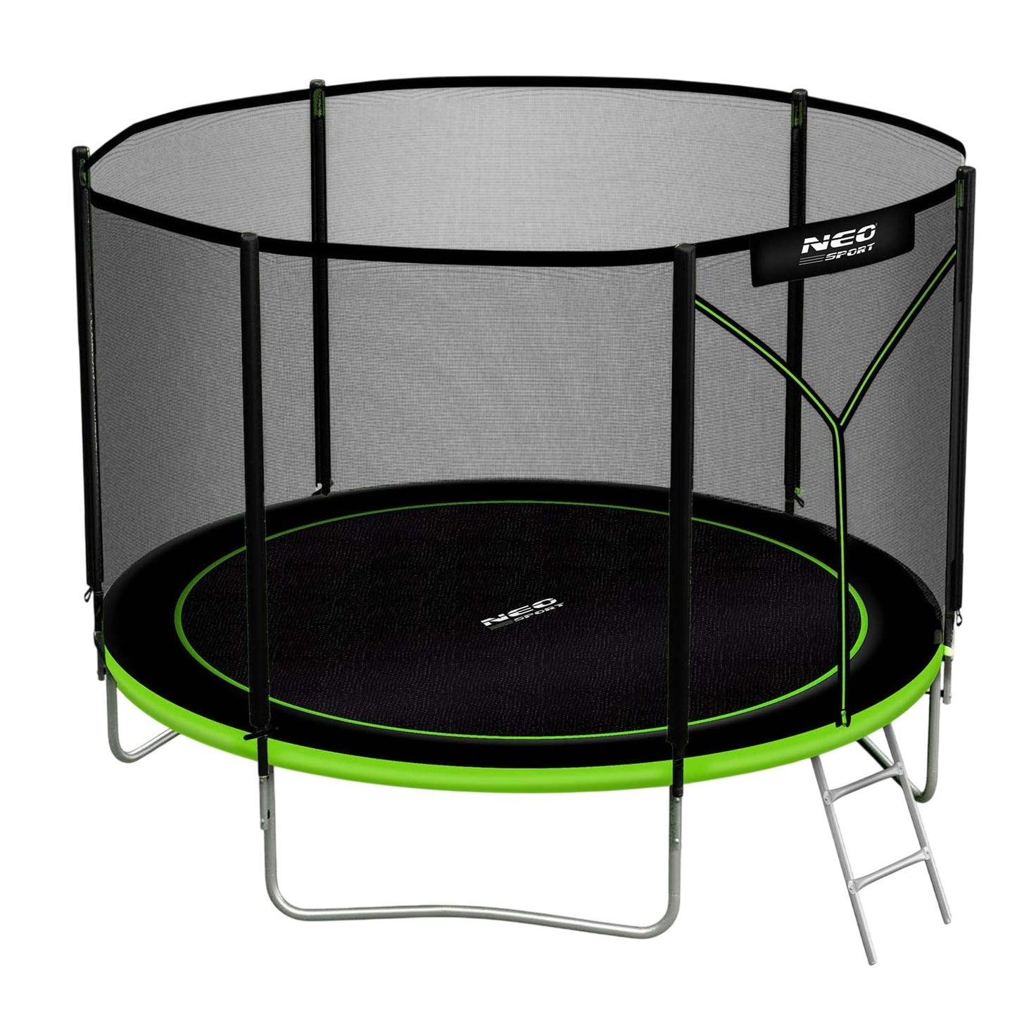 6ft/183cm Garden Trampoline with Outdoor Net and Ladder Neo-Sport