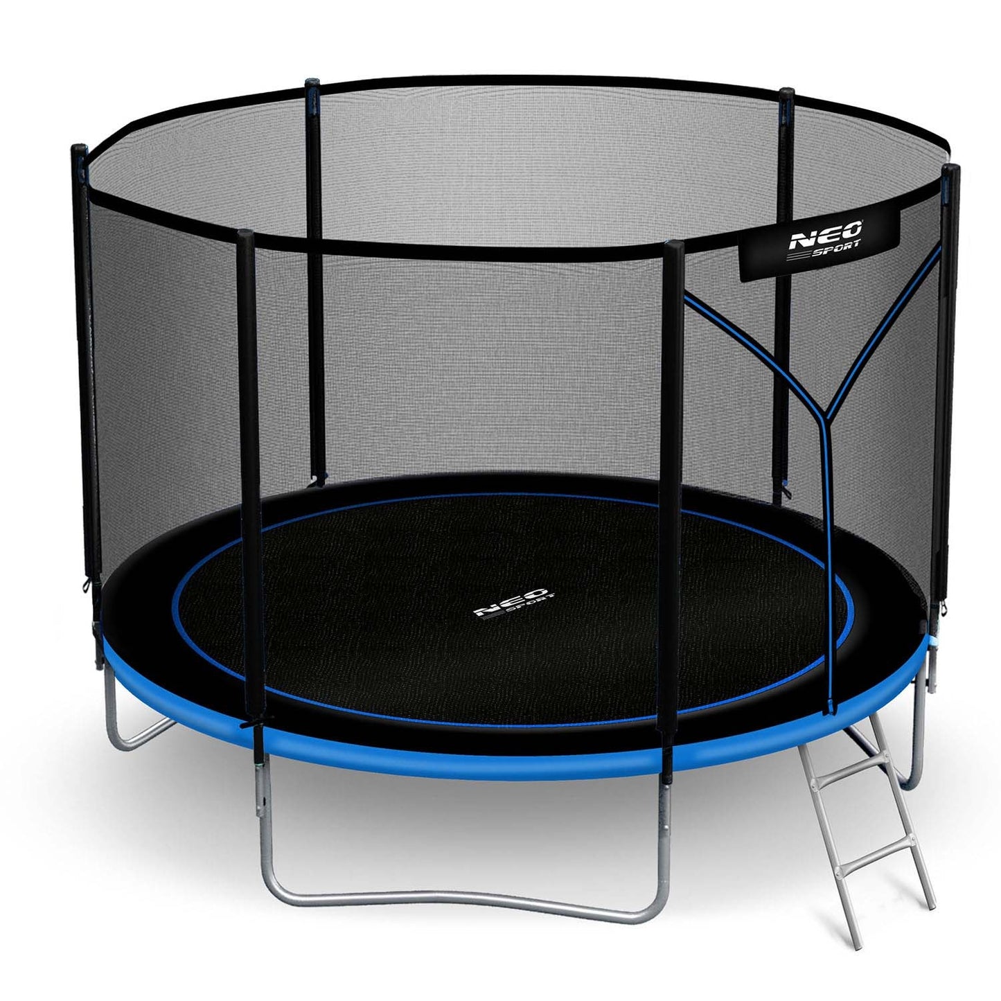 6ft/183cm Garden Trampoline with Outdoor Net and Ladder Neo-Sport