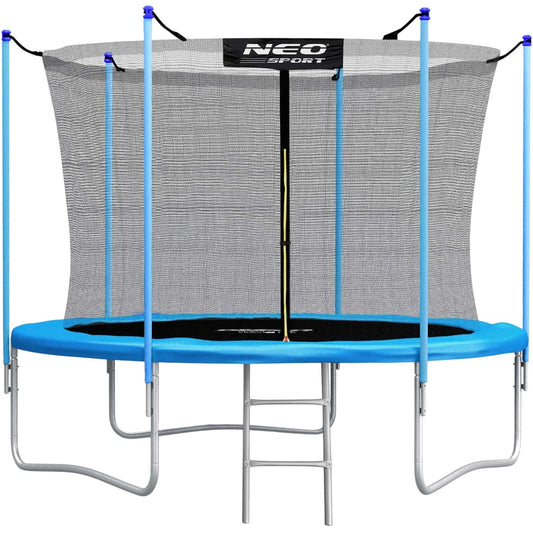 6ft/183cm garden trampoline with inner net and Neo-Sport ladder