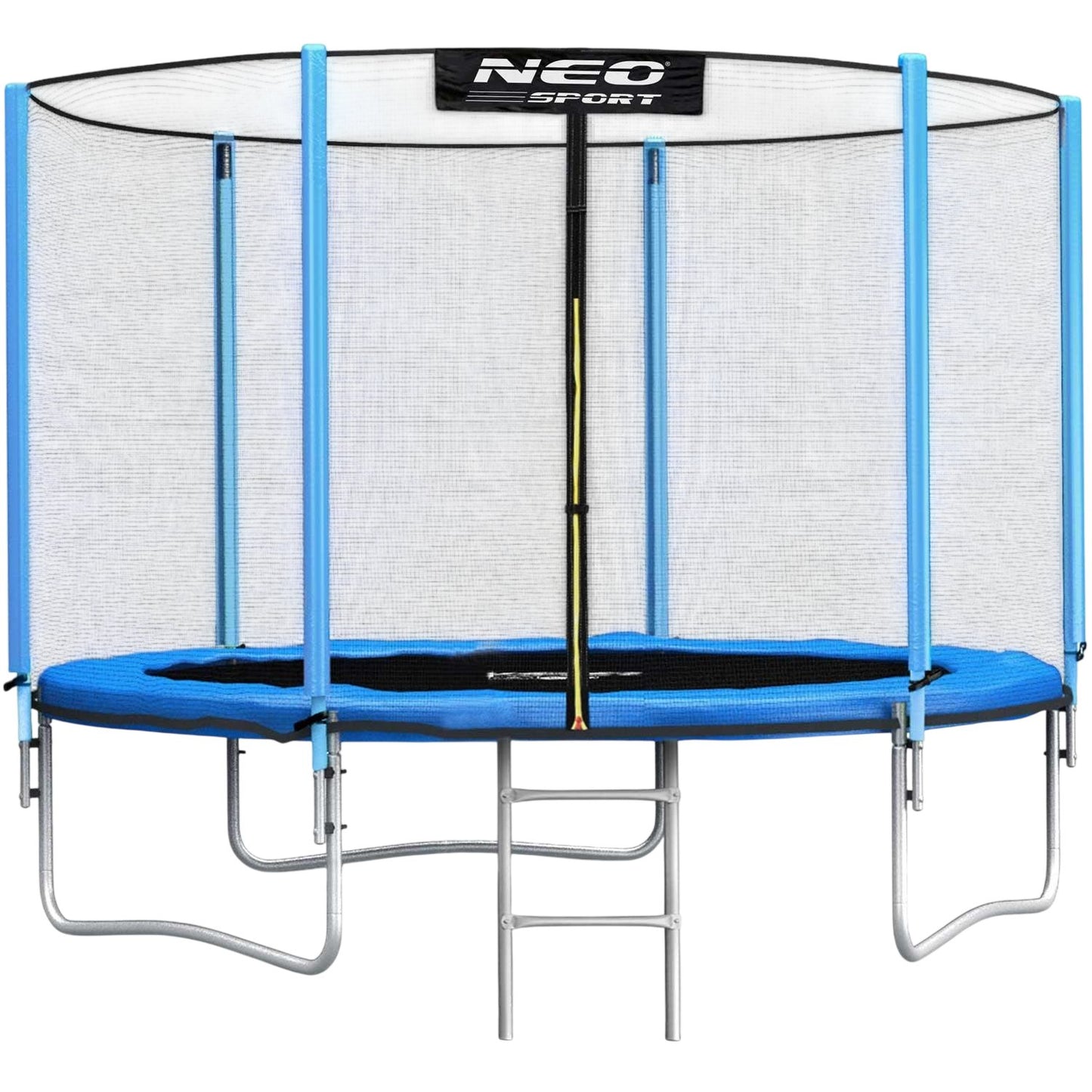 6ft/183cm garden trampoline with outdoor net and Neo-Sport ladder