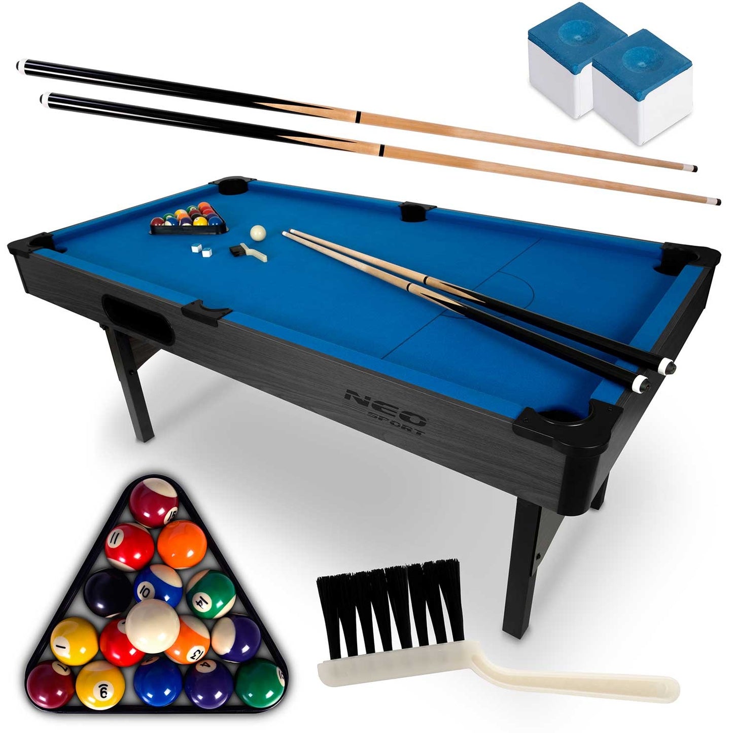 6ft Billiard Table Set with Accessories – Home Use
