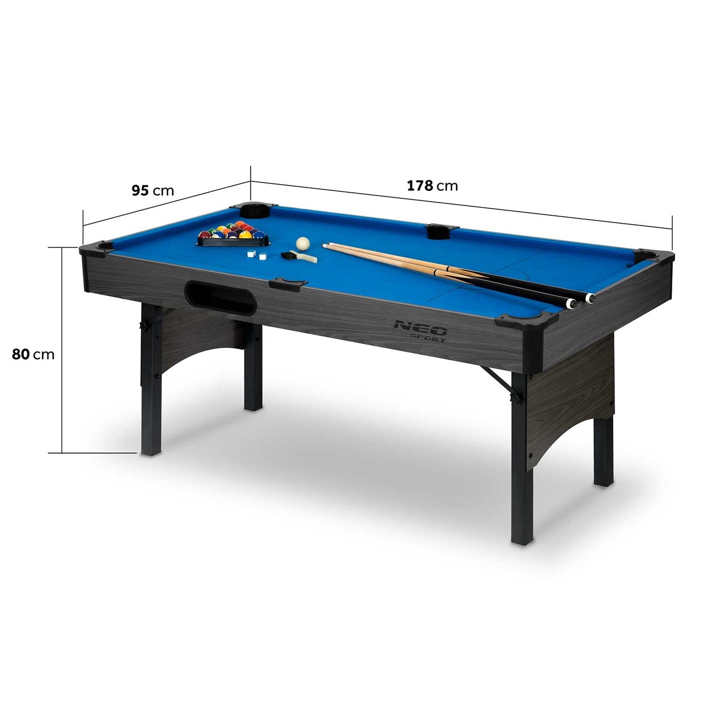 6ft Billiard Table Set with Accessories – Home Use