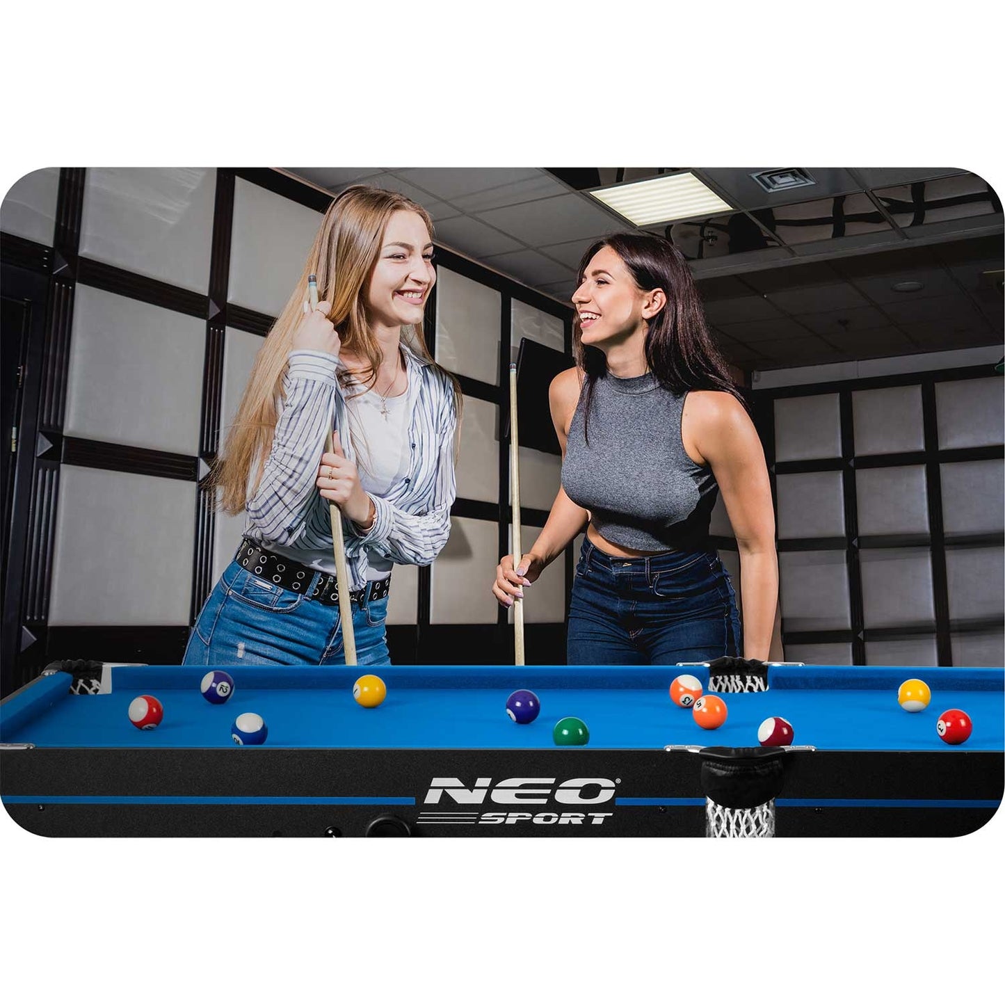 6ft billiard table set, large billiard table, billiard table, Neo-Sport NS-808