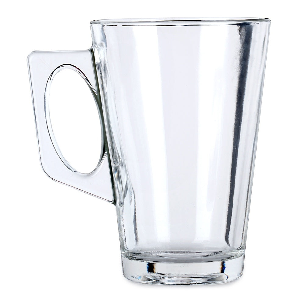 6 glasses with handles: Perfect for coffee, tea and dishwasher safe