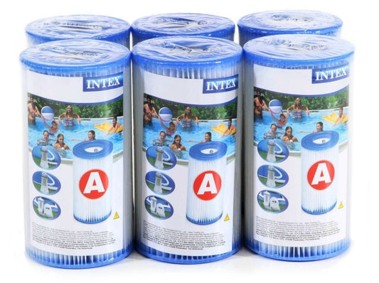 6x FILTERS TYPE A PUMP 6pcs INTEX POOL 29000