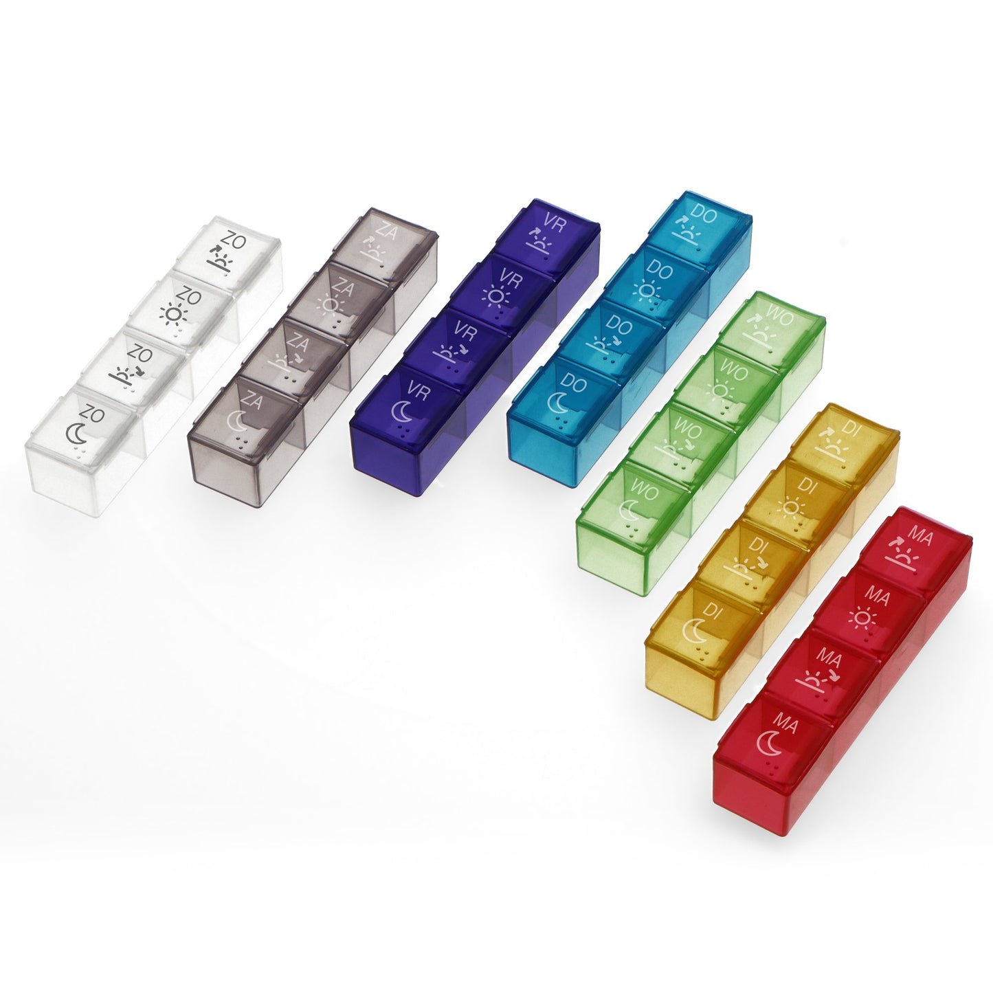 7-Day Pill Organizer with 4 Daily Compartments, BPA-Free