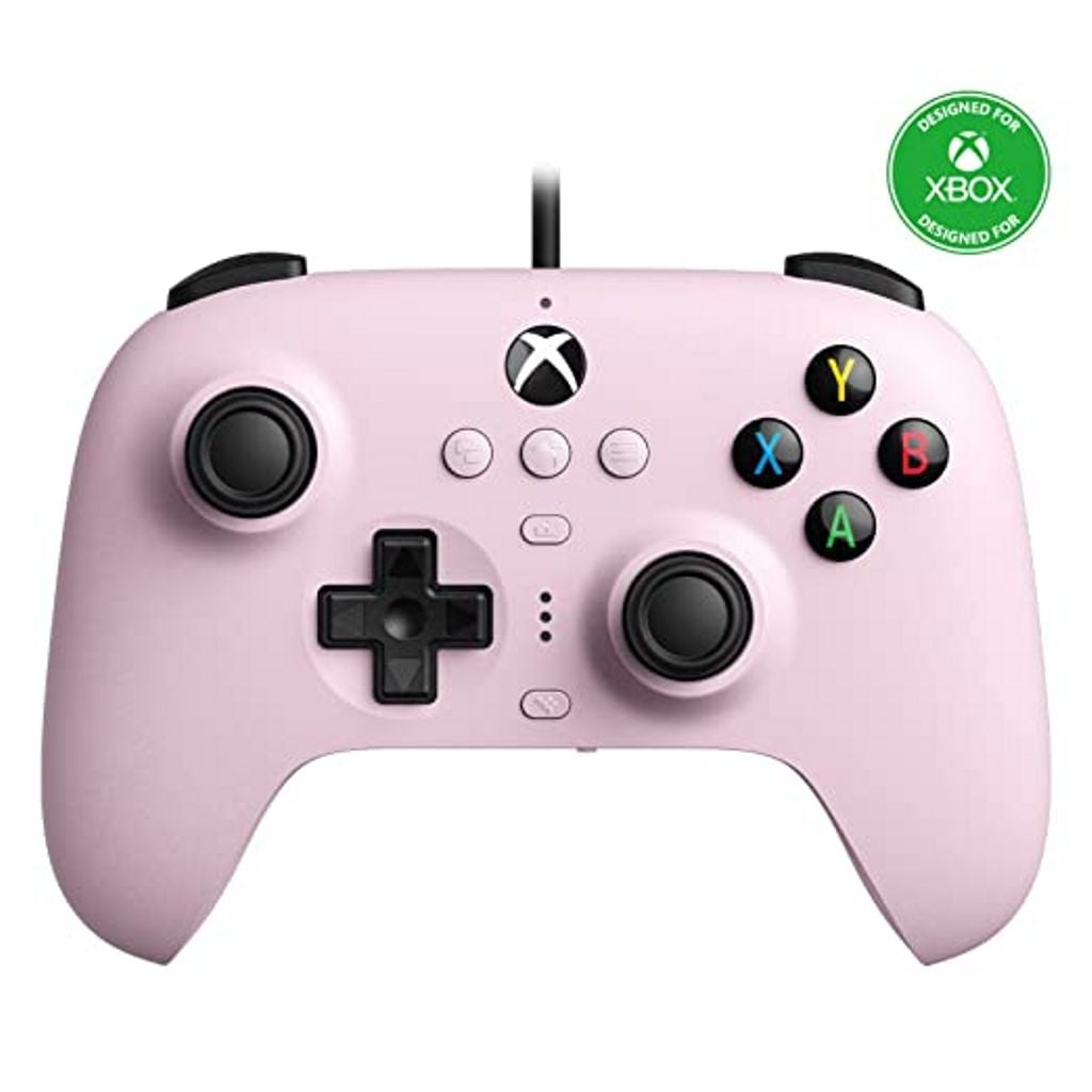 8Bitdo Ultimate Xbox Controller with Cord - Pink
